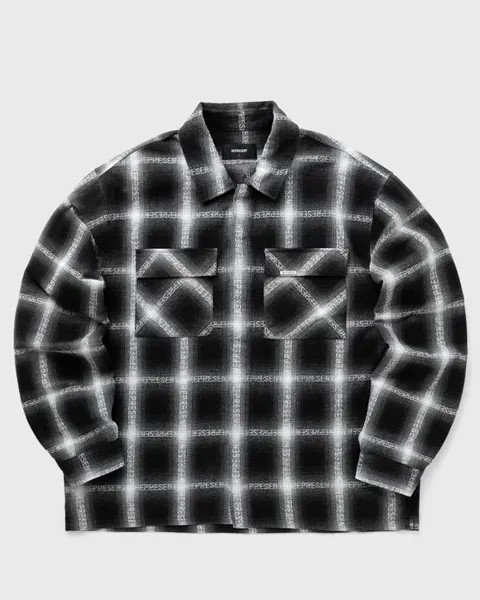 Рубашка Represent Flannel Shirt, черный/белый