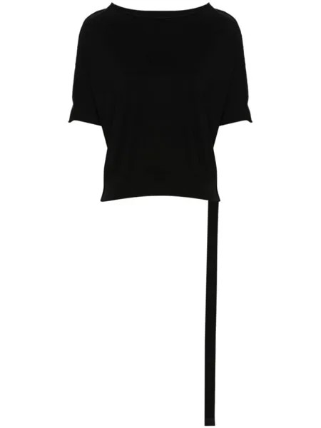 Rick Owens DRKSHDW укороченная футболка из органического хлопка, черный