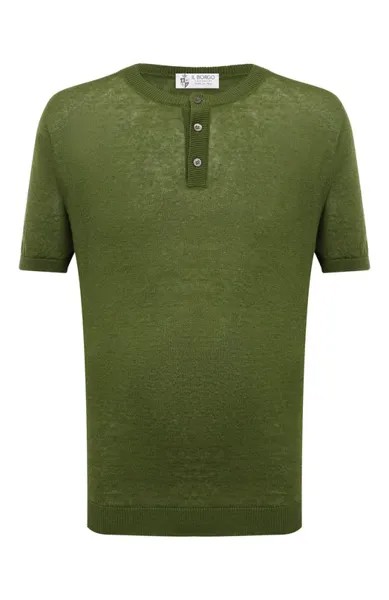 Джемпер изо льна и хлопка Il Borgo Cashmere