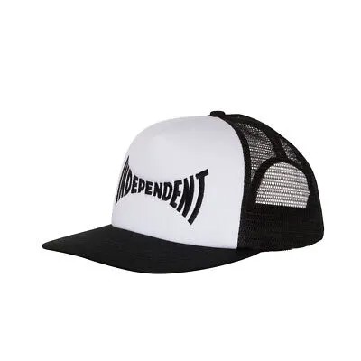 Кепка Snapback Trucker Span Independent Truck Co. (белая/черная) 5-панельная кепка