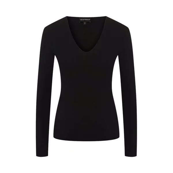 Лонгслив из вискозы Emporio Armani
