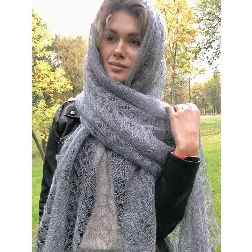Палантин , серый