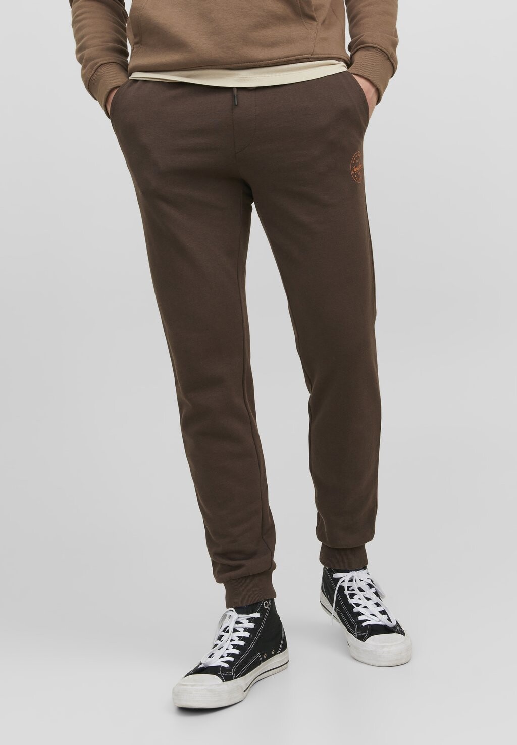 Спортивные брюки JJIGORDON JJSHARK Jack & Jones, темно-коричневый