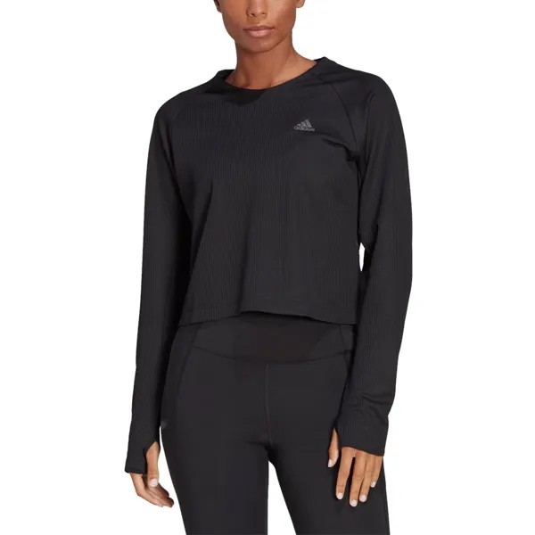 Лонгслив adidas Ri 3B Warm, черный
