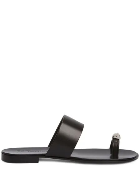 Giuseppe Zanotti шлепанцы Norbert, черный