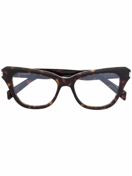 Saint Laurent Eyewear очки в оправе 'кошачий глаз'