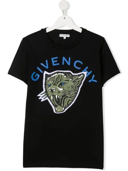 Givenchy Kids футболка с принтом