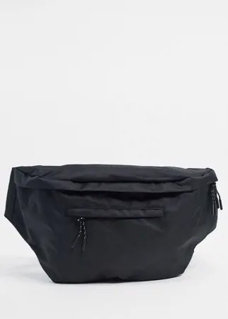 Черная сумка-кошелек на пояс Pieces-Черный цвет