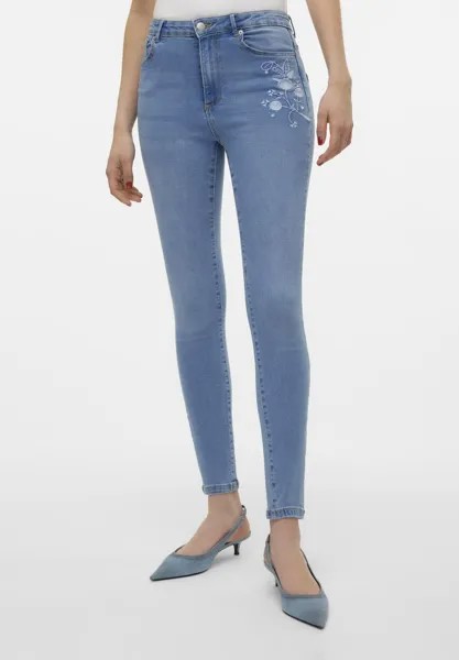 Джинсы Skinny Fit VMSOPHIA Vero Moda, цвет medium blue denim