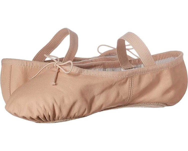 Кроссовки Bloch Dansoft Full Sole Leather Ballet Shoe, розовый