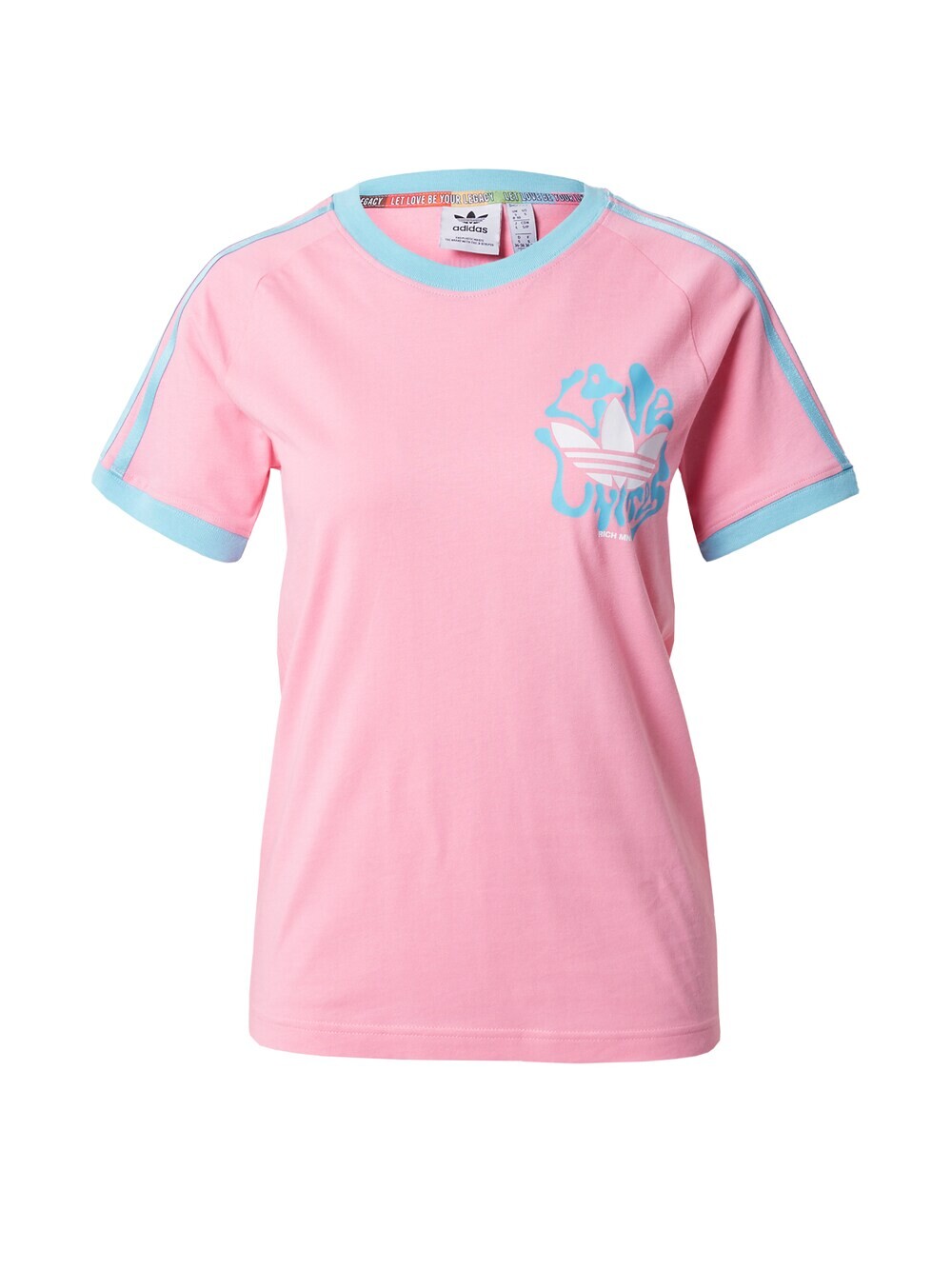 Рубашка Adidas Pride Rm 3-Stripes, розовый