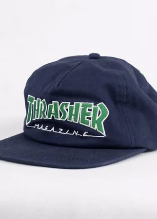 Кепка THRASHER Outlined Snapback Navy