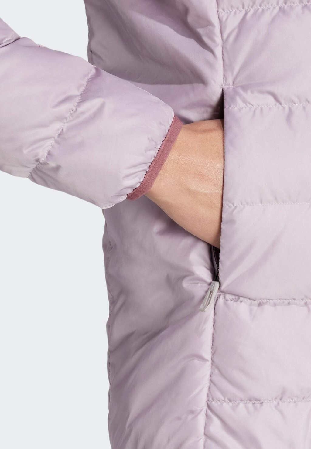 Пуховик TERREX MULTI LIGHT DOWN HOODED adidas, фиолетовый