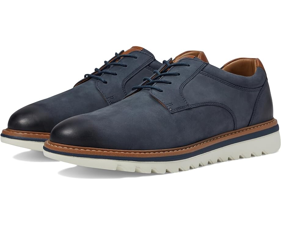 Оксфорды Johnston & Murphy Braydon Plain Toe, темно-синий