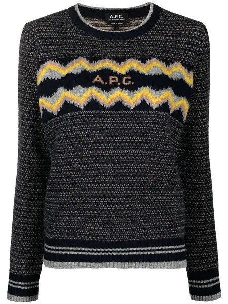 A.P.C. джемпер в полоску