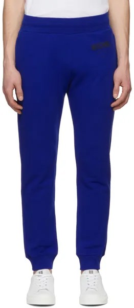 Синие брюки для отдыха \Moschino Couture\