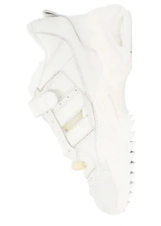Белые кожаные кроссовки Retro Fit