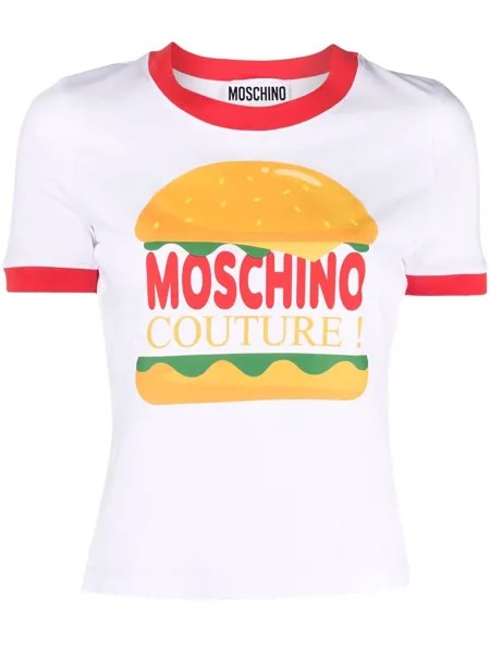 Moschino burger-print T-shirt