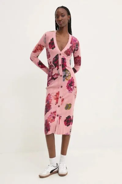 Платье MAXFLOWER SCR Desigual, розовый
