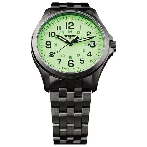 Наручные часы traser, зеленый