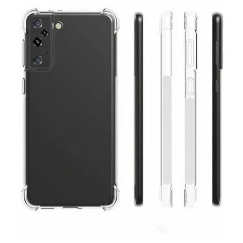 Антиударный силиконовый чехол Activ для Samsung S21 прозрачный