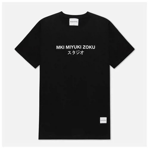 Мужская футболка MKI Miyuki-Zoku Studio Classic Logo чёрный , Размер L