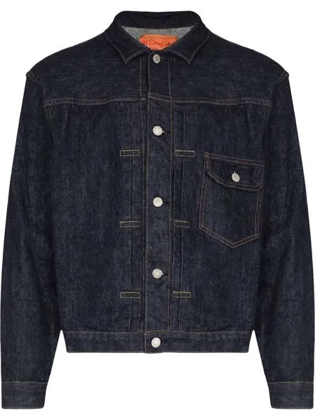 Orslow джинсовая куртка Type 1 со складками