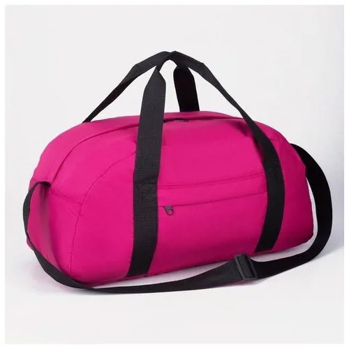 Сумка спортивная сумка ЗФТС, 22х45 см, плечевой ремень, розовый