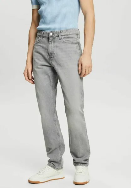 Джинсы прямые Esprit, цвет grey light wash