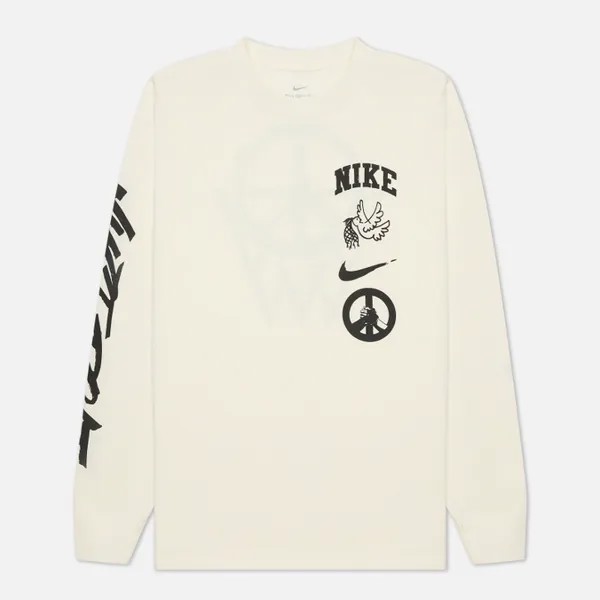 Лонгслив мужской Nike DM2574 бежевый XL