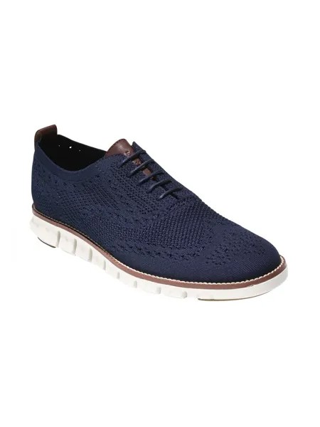 Оксфорды ZeroGrand Stitchlite Wingtip Cole Haan, синий