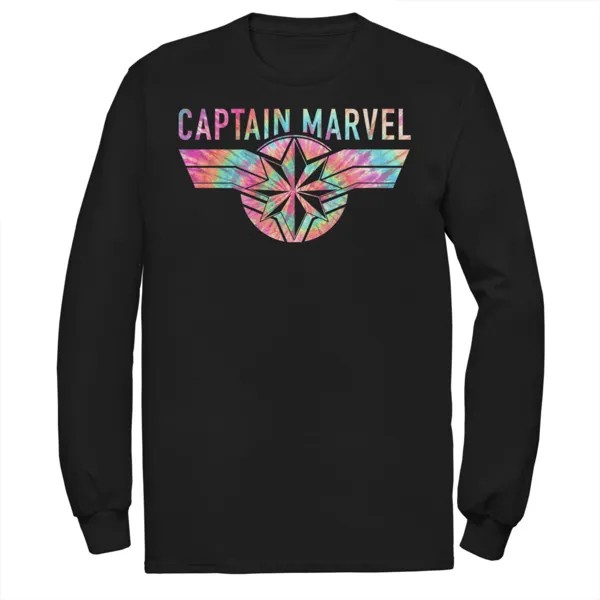 Мужская футболка с логотипом Captain Tie Dye Marvel