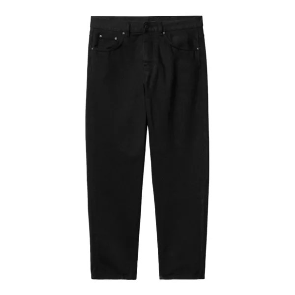 Джинсы CARHARTT WIP Newel Pant Black (Garment Dyed)