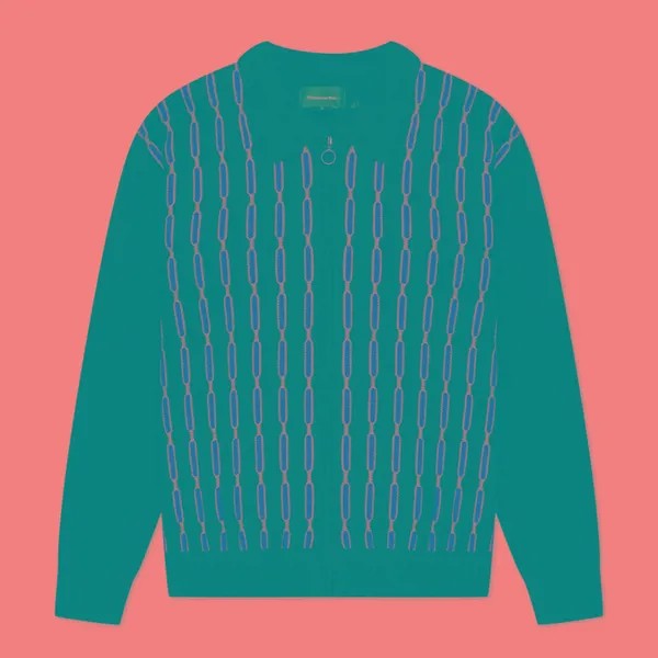 Мужской свитер thisisneverthat Chain Zip Up Polo