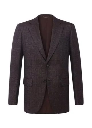 Однобортный пиджак из шерсти Zegna Couture