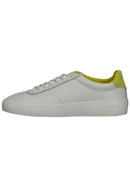 Низкие кеды Scotch & Soda, цвет white yellow