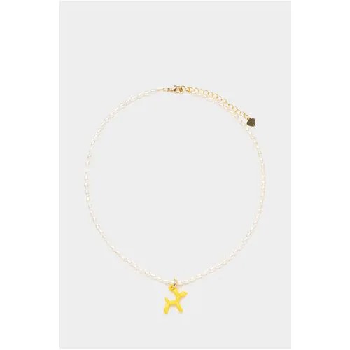 Чокер Yanik jewelry цвет Бежевый