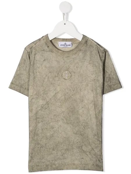Stone Island Junior футболка с принтом