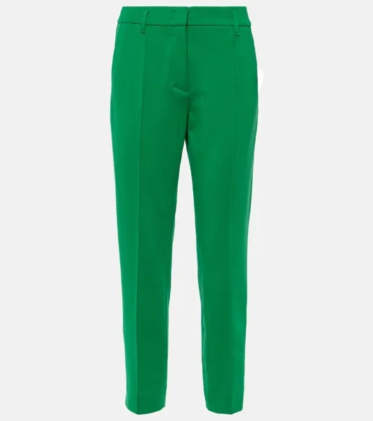 Узкие брюки с высокой посадкой Dorothee Schumacher, зеленый