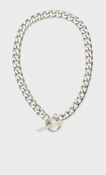 Stradivarius Цепочка Серый 103