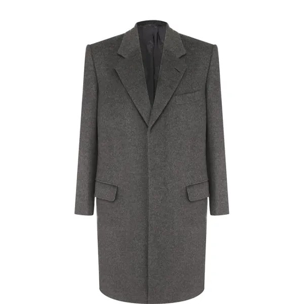 Однотонное шерстяное пальто Brioni