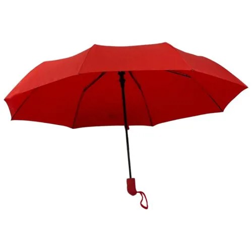Зонт Premier, полуавтомат, 3 сложения, купол 100 см., 8 спиц, чехол в комплекте, розовый