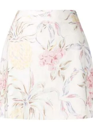 See by Chloé юбка мини с цветочным принтом