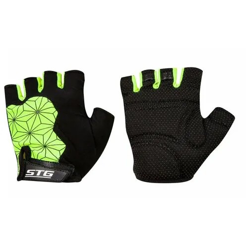 Велосипедные перчатки STG Replay unisex Х95307 p.XL (черно-зеленый)