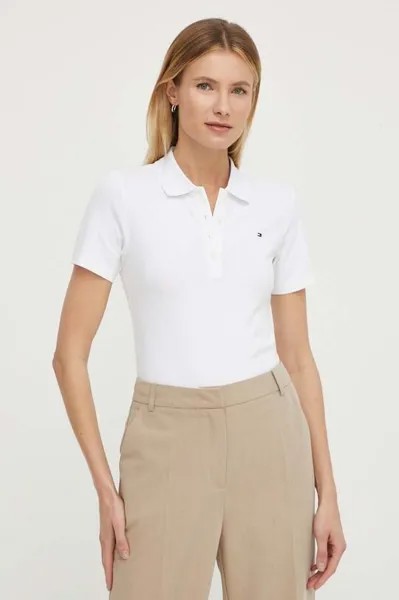 Поло Tommy Hilfiger, белый