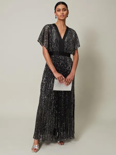 Платье макси с пайетками Phase Eight Teagan, цвет Gunmetal