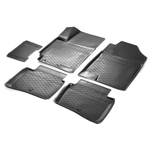 Комплект ковриков RIVAL 12305007 5 шт. черный