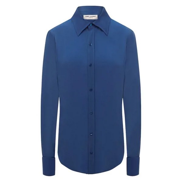 Шелковая рубашка Saint Laurent