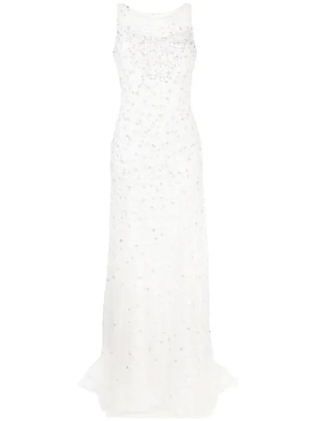 Декорированное платье Ida Jenny Packham, белый