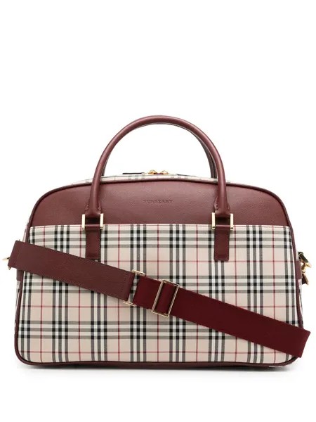 Burberry Pre-Owned сумка Boston в клетку House Check